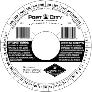 Port City Brewing Company Revival Stout
