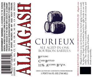 Allagash Brewing Company Curieux