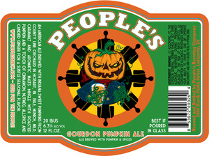 People's Gourdon Pumpkin Ale December 2013