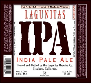 The Lagunitas Brewing Company IPA December 2013