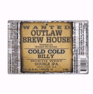 Cold Cold Billy Double Ipa December 2013