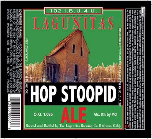 The Lagunitas Brewing Company Hop Stoopid December 2013
