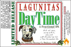 The Lagunitas Brewing Company Daytime A Factional IPA December 2013