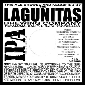 The Lagunitas Brewing Company IPA