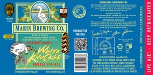 Marin Brewing Company Eldridge Grade White Knuckle Double IPA December 2013