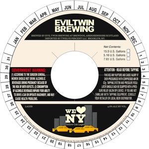 Evil Twin Brewing Yellow Cab December 2013