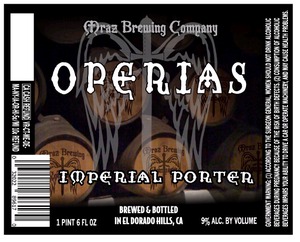 Mraz Brewing Company Operias