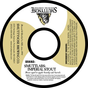 Smuttlabs Imperial Stout December 2013