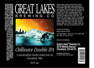 The Great Lakes Brewing Company Chillwave December 2013