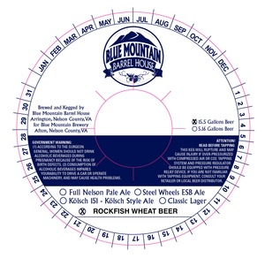 Blue Mountain Barrel House Rockfish Wheat