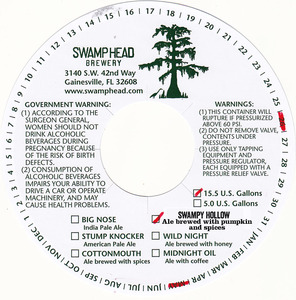 Swamp Head Brewery Swampy Hollow