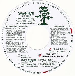 Swamp Head Brewery Devil's Nettle