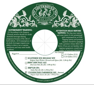 Southbound Brewing Co. Cluster Flies Farmhouse Ale