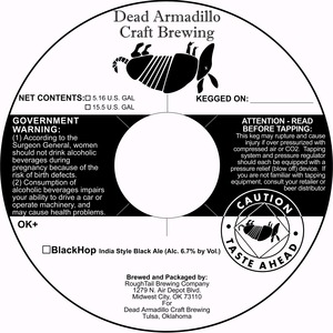 Dead Armadillo Craft Brewing Blackhop December 2013