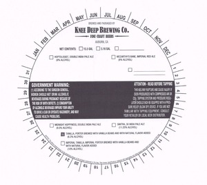 Knee Deep Brewing Company Tanilla December 2013