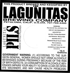 The Lagunitas Brewing Company Pils