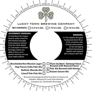 Lucky Town Brewing Company Pub December 2013