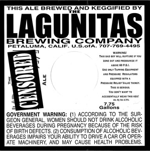 The Lagunitas Brewing Company Censored