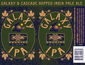 Big Muddy Brewing Galaxy IPA December 2013