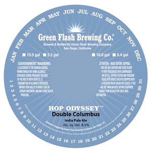 Green Flash Brewing Company Double Columbus December 2013