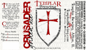Templar Brewing Crusader Golden Ale December 2013
