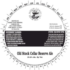 North Coast Brewing Co. Old Stock Cellar Reserve