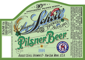 Schell's 30th Anniversary Pilsner Beer 2014