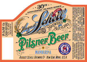 Schell's 30th Anniversary Pilsner Beer Mandarina December 2013