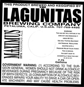 The Lagunitas Brewing Company Maximus