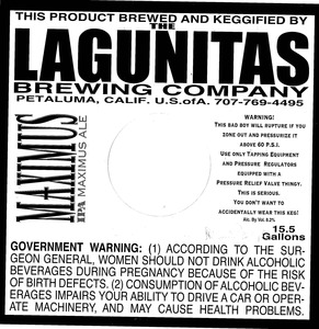 The Lagunitas Brewing Company Maximus