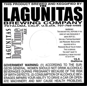 The Lagunitas Brewing Company Daytime A Fractional December 2013