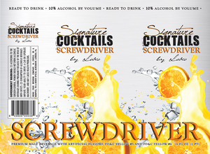 Signature Cocktails By Loko Screwdriver December 2013