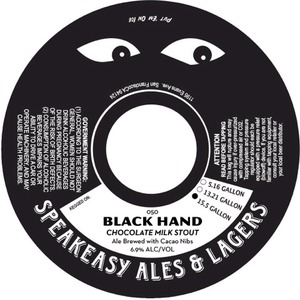 Black Hand Chocolate Milk Stout