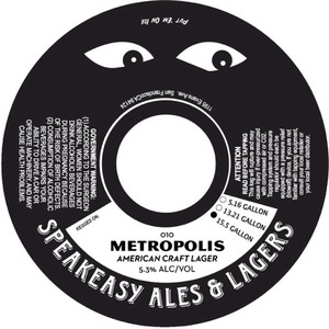 Metropolis American Craft Lager December 2013