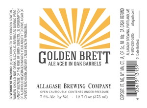 Allagash Brewing Golden Brett