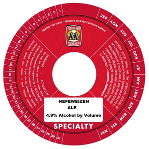 Widmer Brothers Brewing Company Hefeweizen December 2013