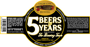 5 Beers For 5 Years December 2013