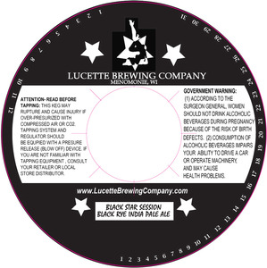 Lucette Brewing Company Black Star Session