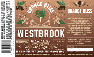 Westbrook Brewing Company Orange Bliss