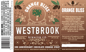 Westbrook Brewing Company Orange Bliss December 2013