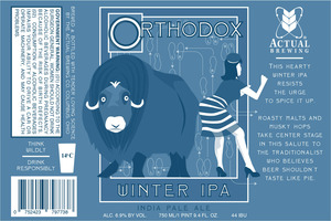 Actual Brewing Orthodox Winter IPA