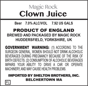 Magic Rock Clown Juice