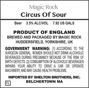 Magic Rock Circus Of Sour December 2013