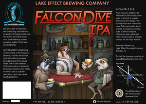 Lake Effect Brewing Company Falcon Dive IPA