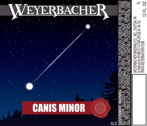 Weyerbacher Canis Minor December 2013