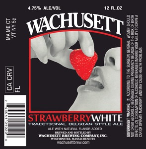 Wachusett Brewing Company Wachusett Strawberry White December 2013