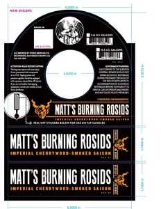 Stone Brewing Co Matt's Burning Rosids December 2013