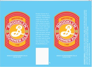 Brooklyn Summer Ale December 2013