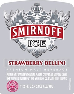 Smirnoff Ice Strawberry Bellini December 2013