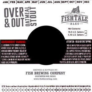Fish Tale Ales Over & Out Oatmeal Stout